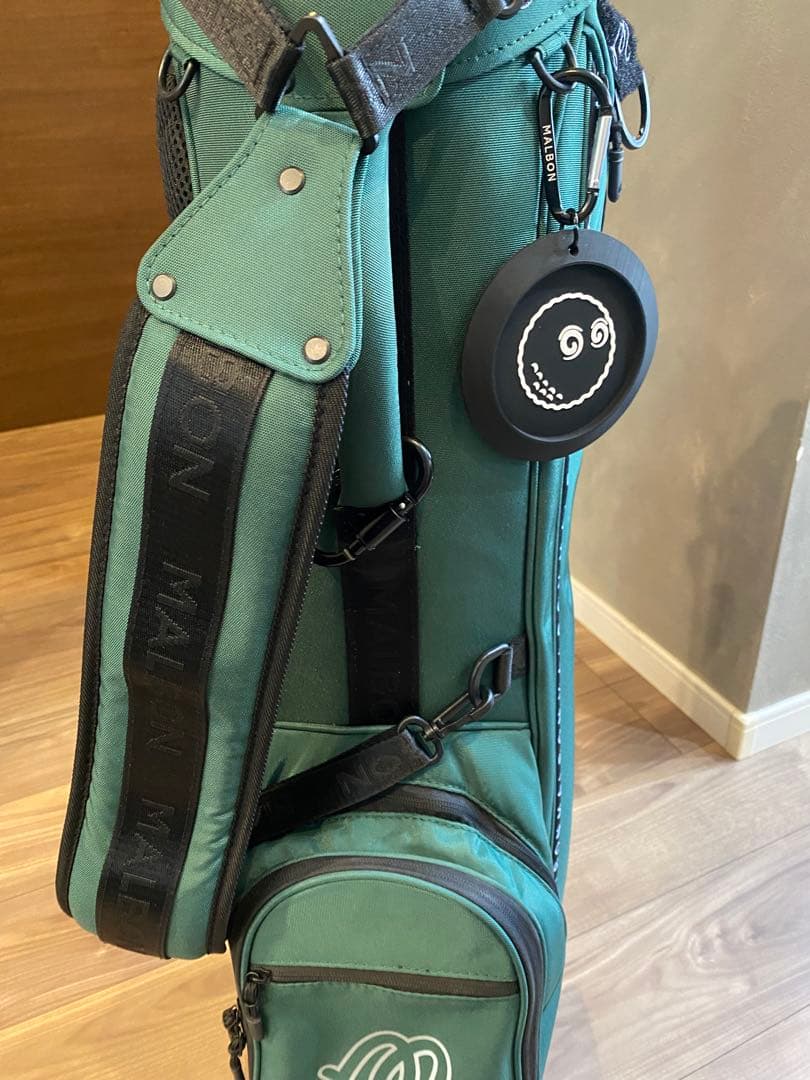 美品マルボンゴルフ　Malbongolf キャディバッグ グリーン