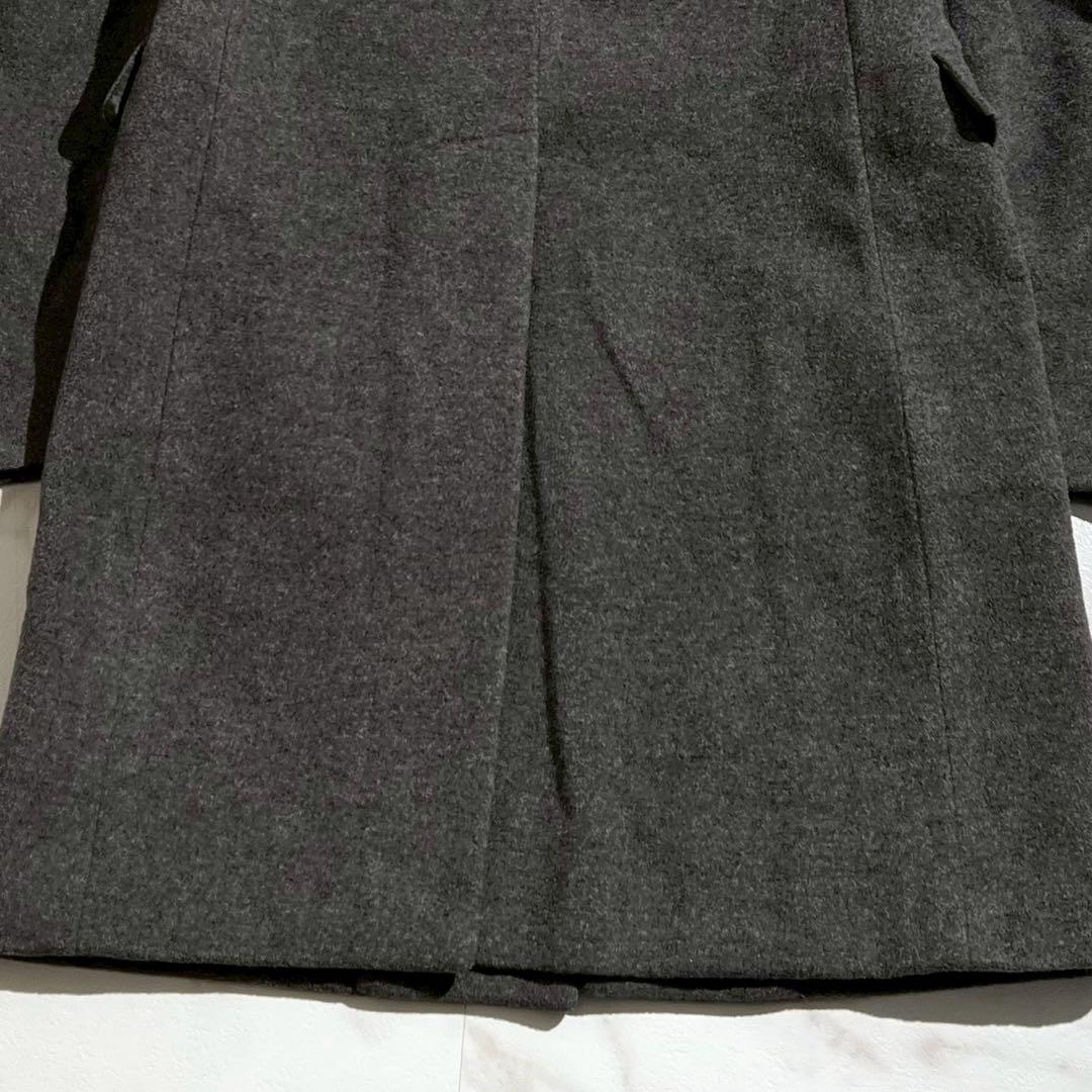 美品 PRADA チェスターコート 2018年製 カシゴラ グレー 【187】