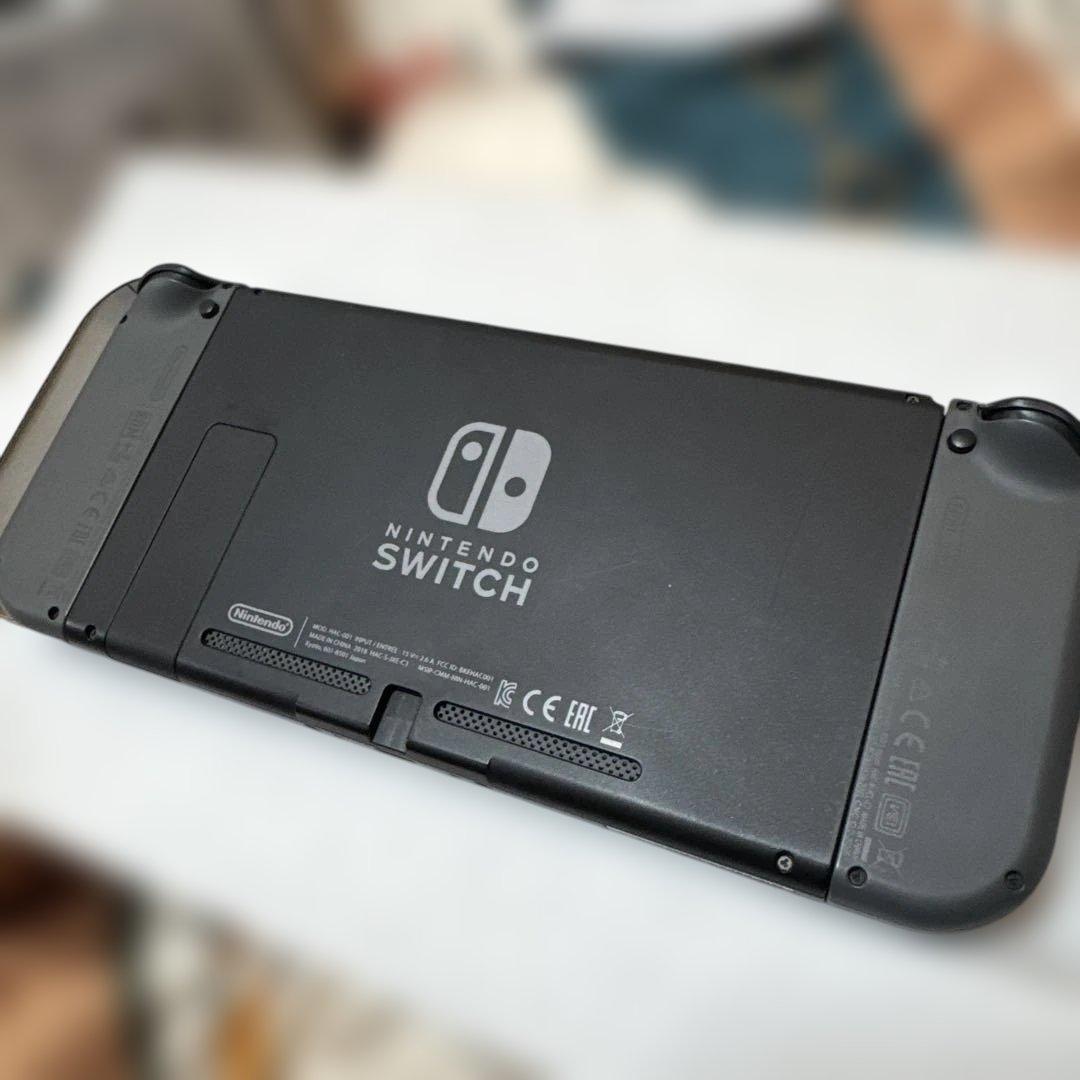 Nintendo Switch 本体 グレー　動作確認済み　わりと美品　箱付き