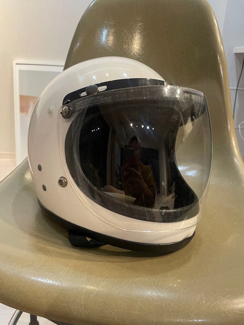 80s～90sジェットヘルメット ヴィンテージ ホワイト ジェット