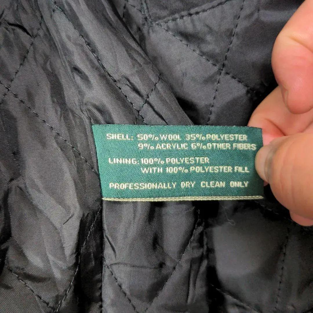 ラルフローレン メルトン ハーフコート サイズ42L ネイビー US古着