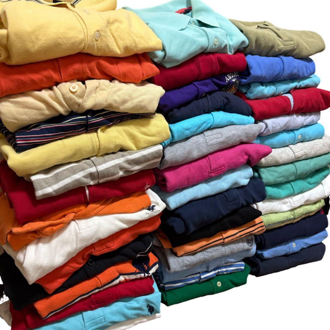 ブランドミックス オーバーサイズオンリー ポロシャツ 50着 まとめ売り 卸売