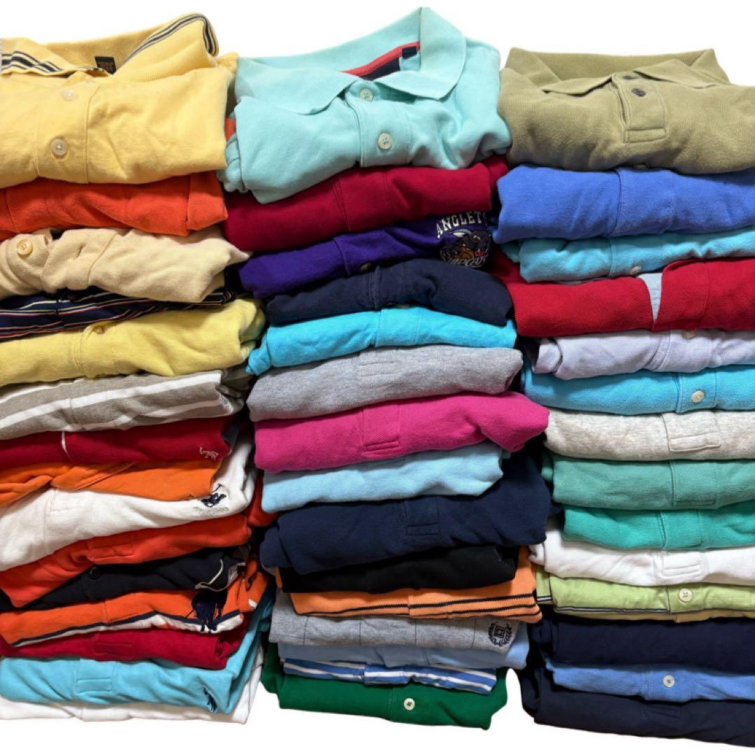 ブランドミックス オーバーサイズオンリー ポロシャツ 50着 まとめ売り 卸売