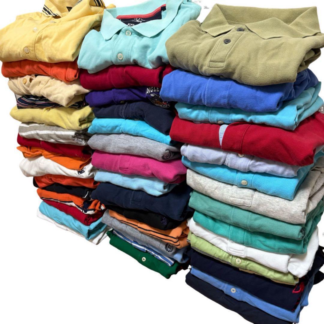 ブランドミックス オーバーサイズオンリー ポロシャツ 50着 まとめ売り 卸売