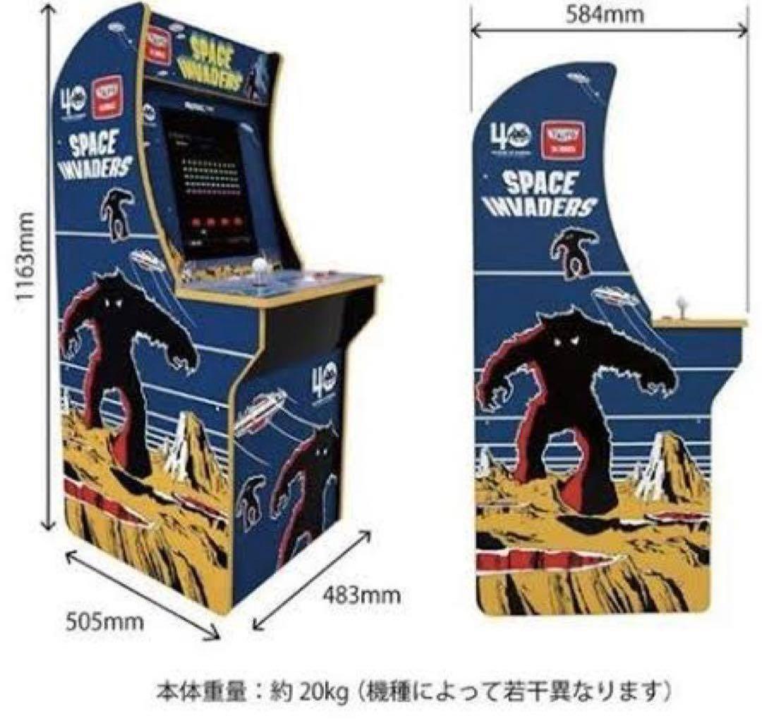 希少　ARCADE1UP スペースインベーダー 40周年記念モデル　美品