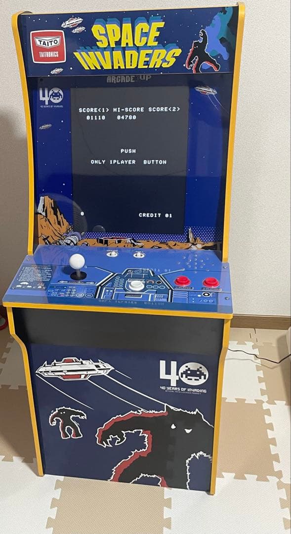 希少　ARCADE1UP スペースインベーダー 40周年記念モデル　美品