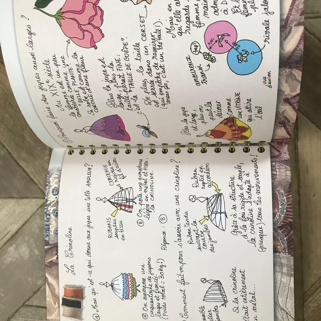 フランス　パリJe colorie 塗り絵 ベルサイユ宮殿　ドレス