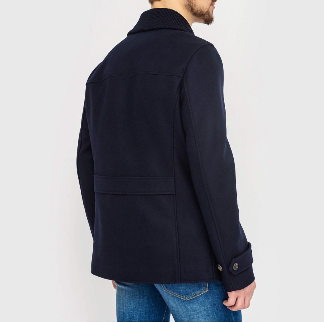 サルヴァトーレフェラガモ ウールジャケット 紺 48