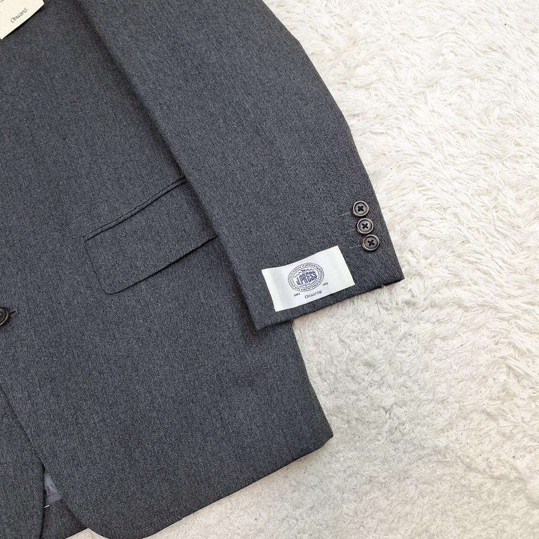 未使用品✨J.PRESS ヘリンボーン　テーラードジャケット+ベスト　A5　M