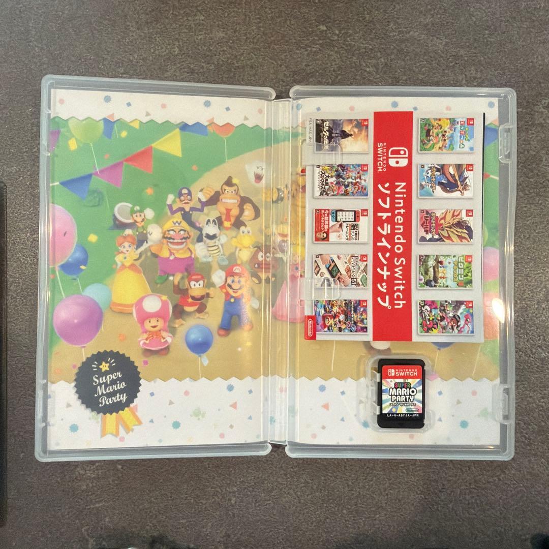 ①Switchケース②スーパーマリオパーティ③大乱闘スマブラSPECIAL