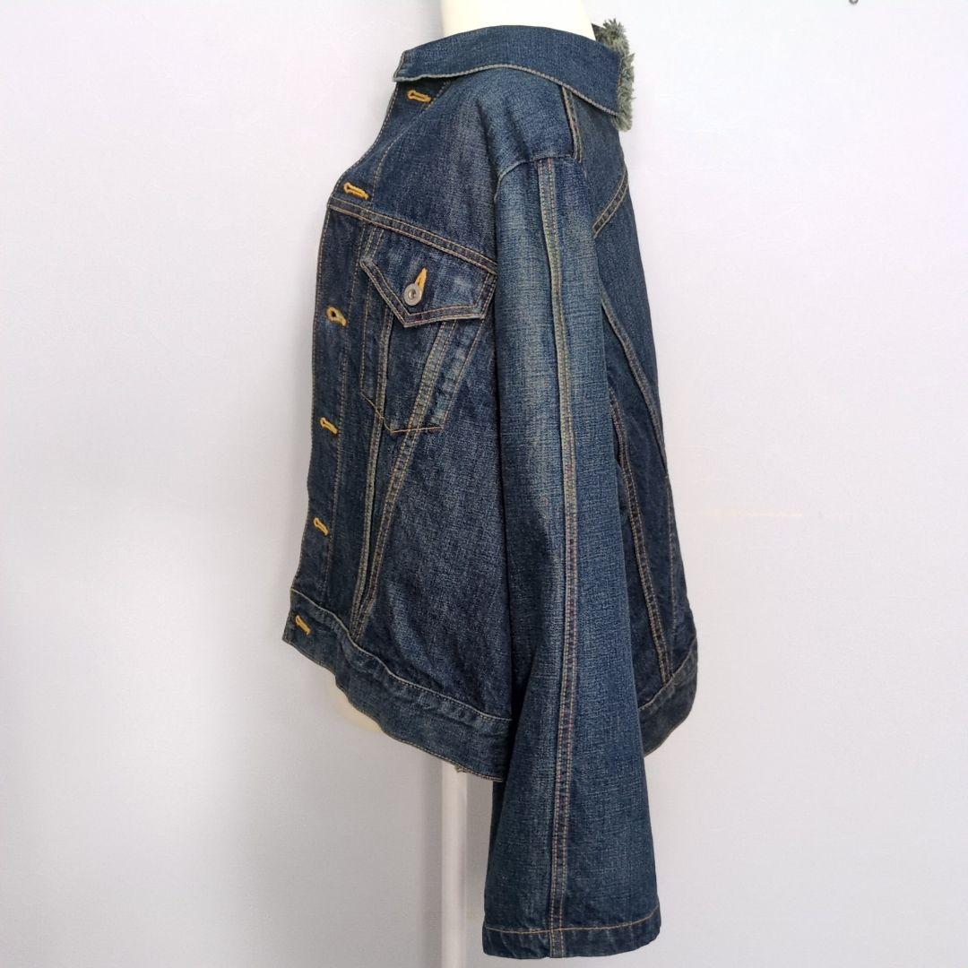 JUNYA WATANABE　リメイク　デニム　ジャケット　ポンチョ　ケープ