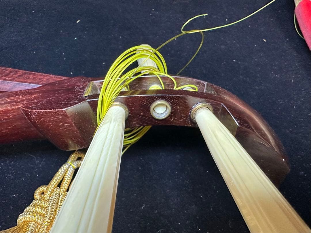 三味線 紅木　紫檀　 糸巻高級天然素材 　 弦楽器