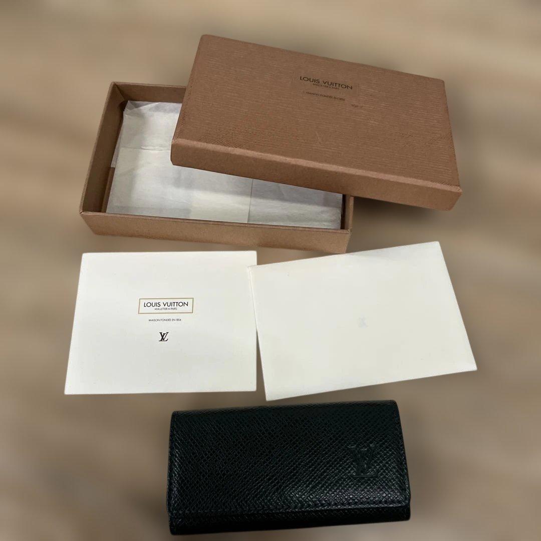 m*♡様 ルイヴィトン タイガ ミュルティクレ 4連 キーケース エピセア 緑