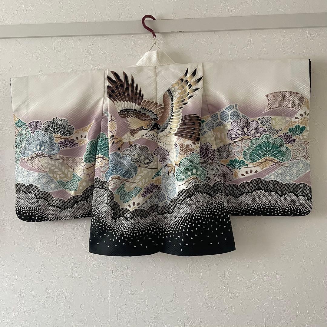 七五三　5歳　男の子　袴　羽織コーデ