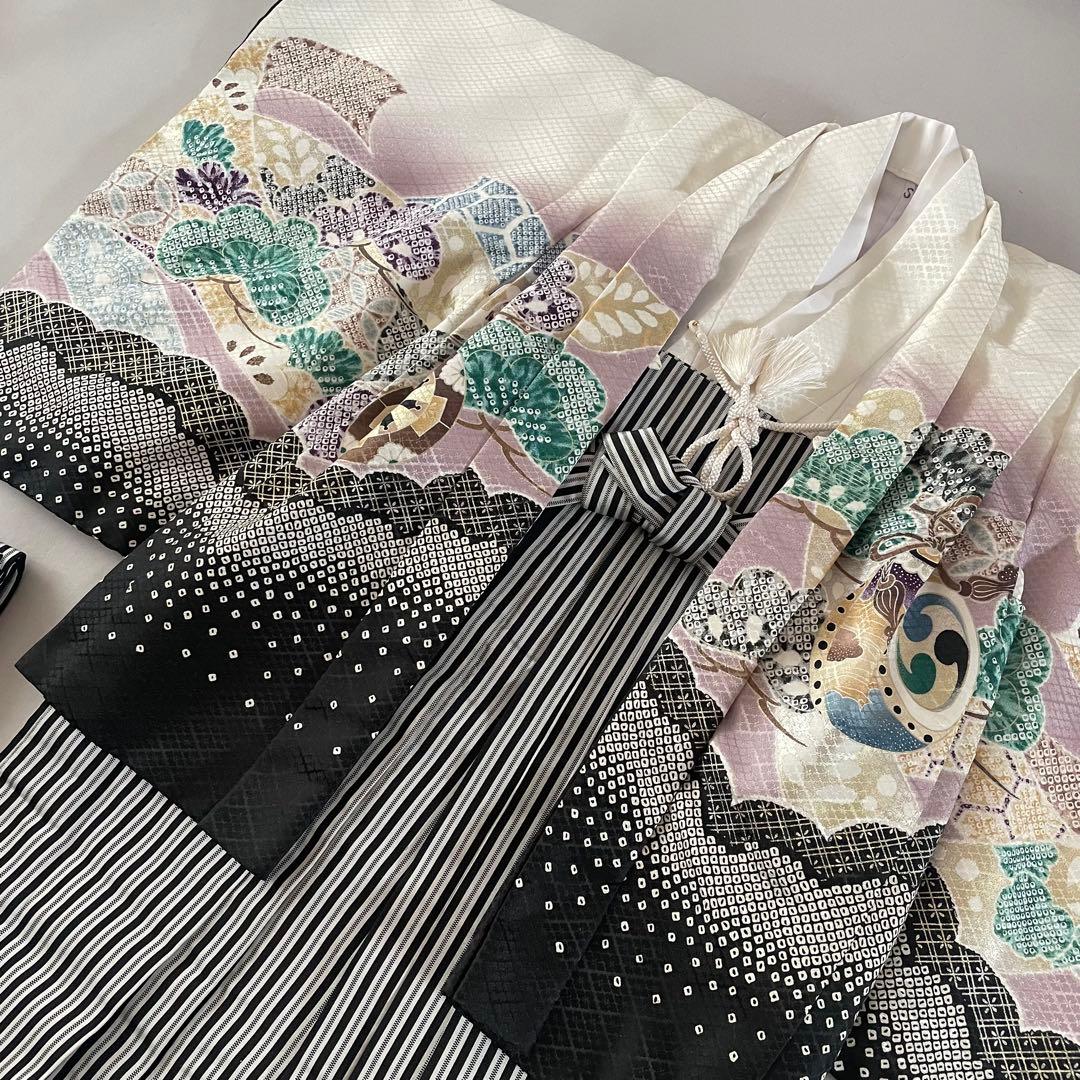 七五三　5歳　男の子　袴　羽織コーデ