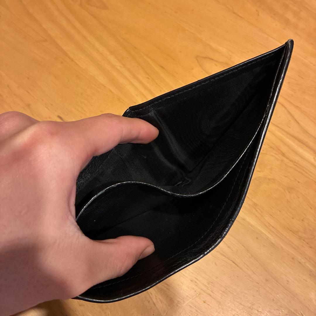 SAINT LAURENT 二つ折り財布 黒