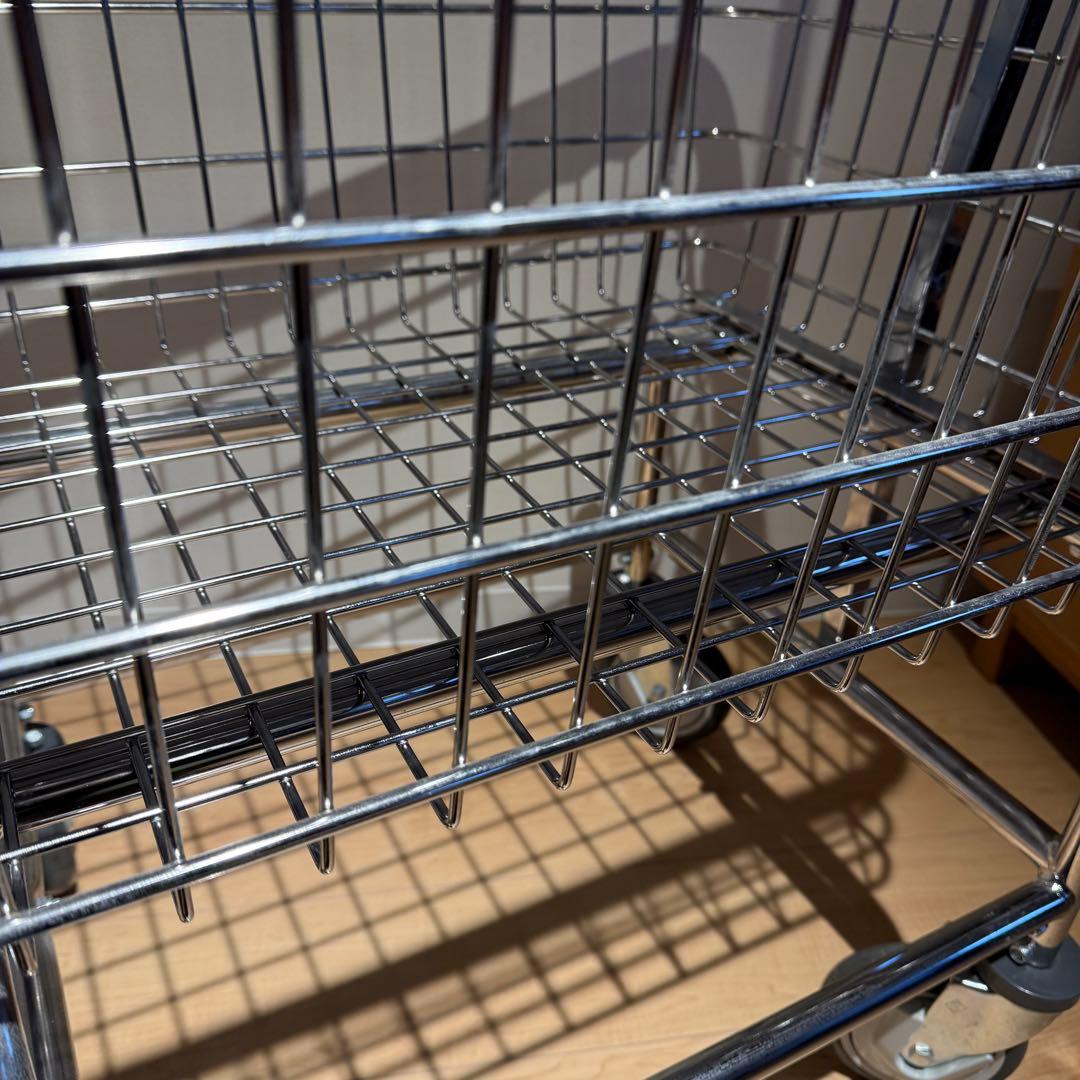 パシフィックファニチャー PFS ランドリーカート R＆B Wire　引取限定