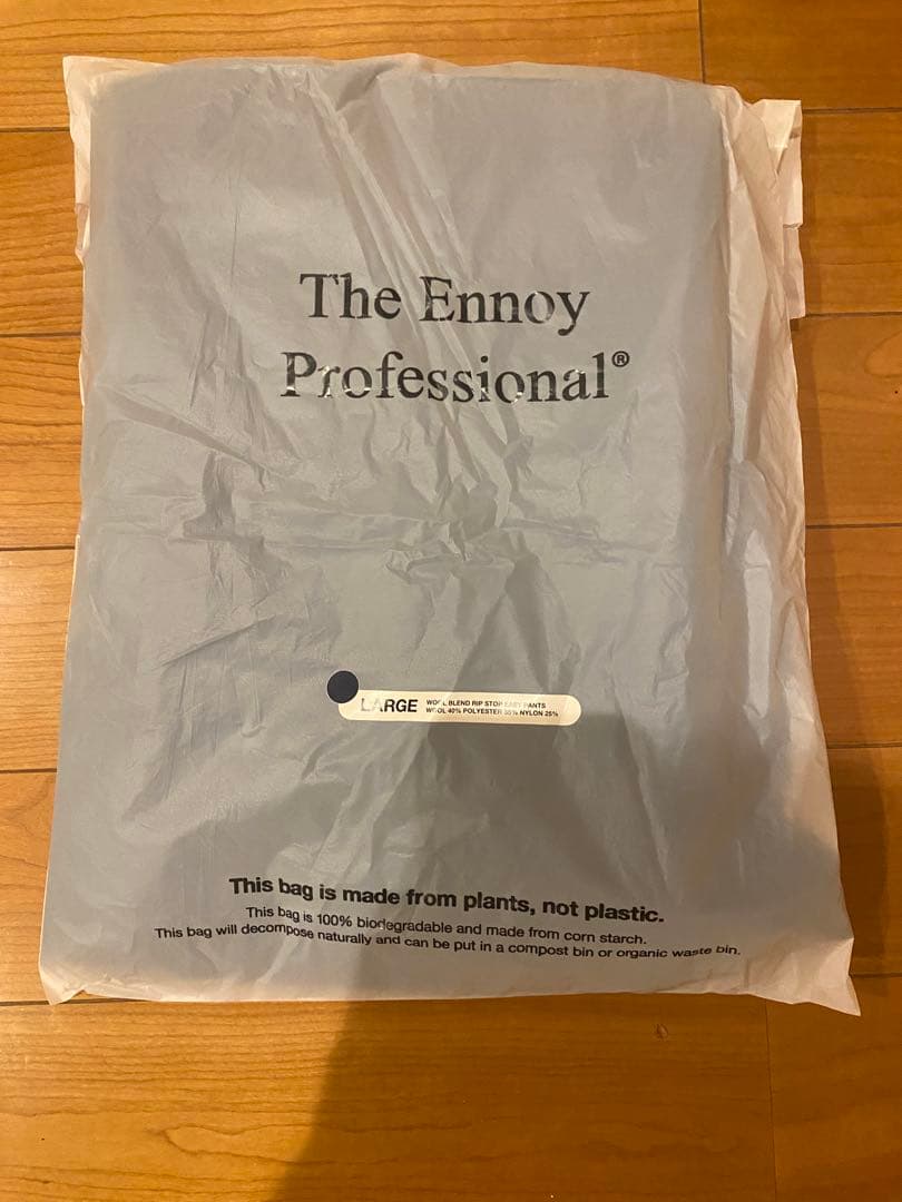 【最終値下】ennoyWOOLBLEND RIP STOP EASYネイビー