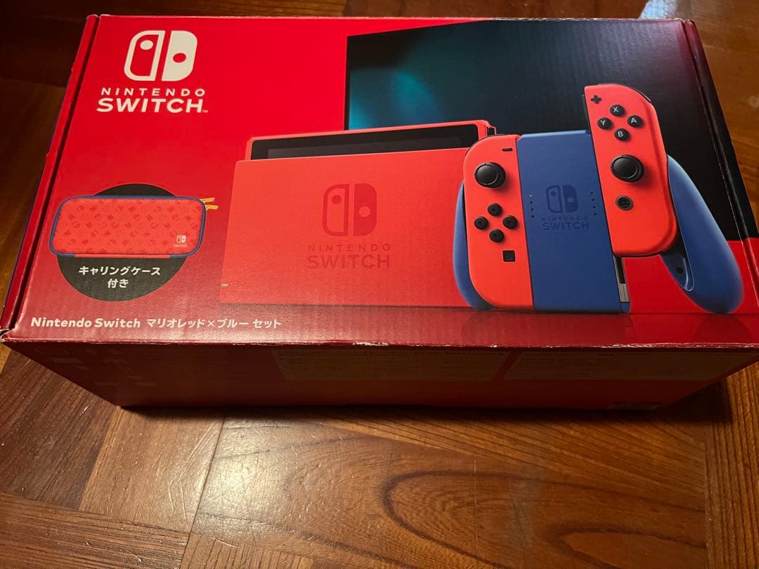 Nintendo Switch マリオレッド×ブルー キャリングケース付き