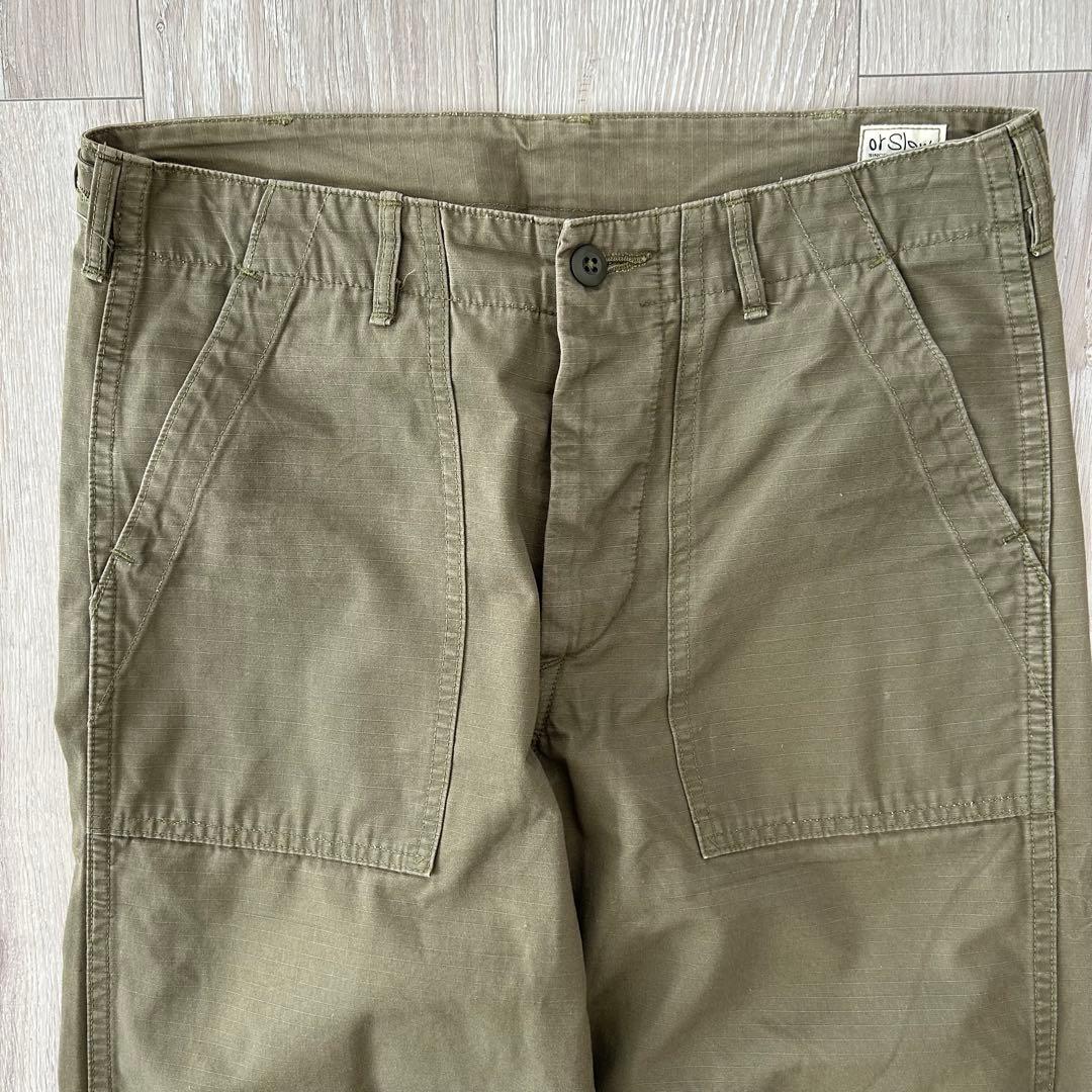 orSlow オアスロウ リップストップ ベイカーパンツ ファティーグ 2