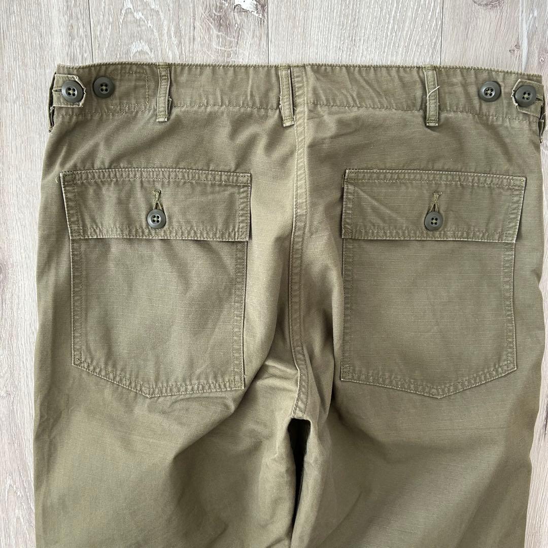 orSlow オアスロウ リップストップ ベイカーパンツ ファティーグ 2