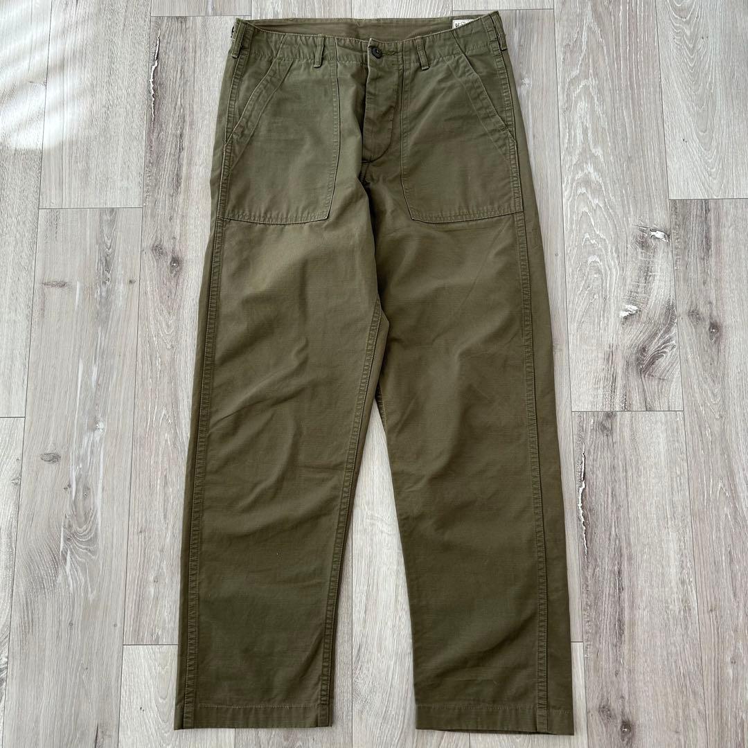 orSlow オアスロウ リップストップ ベイカーパンツ ファティーグ 2