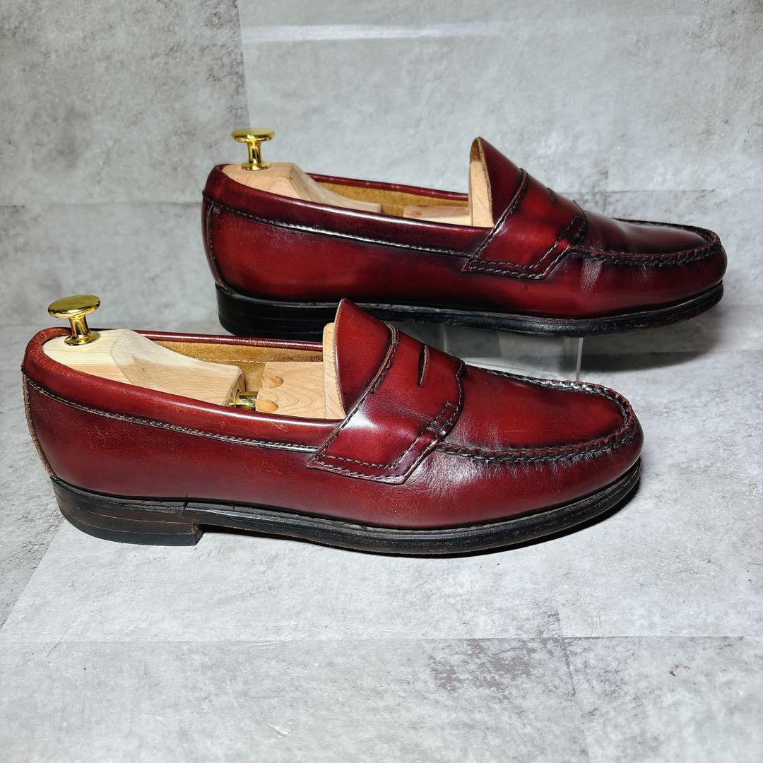 USA製 ジーエイチバス ローファーバーガンディ