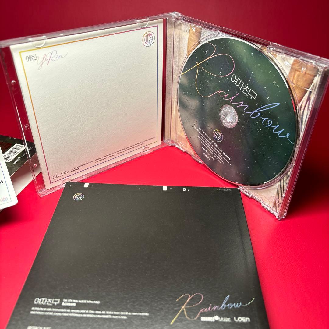 トレカ付き 여자친구　GFRIEND Rainbow Repackage