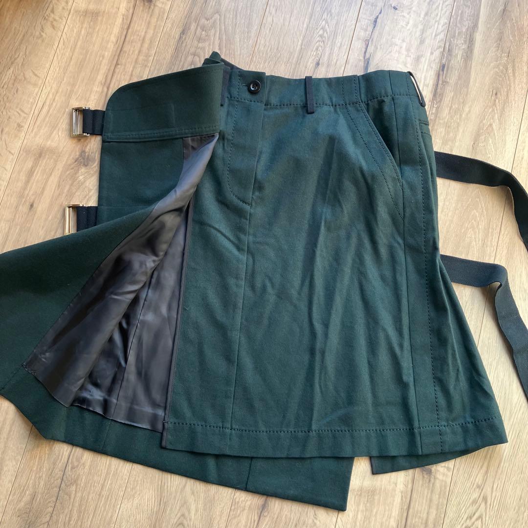 sacai✸ウールラップスカート✸16-02871