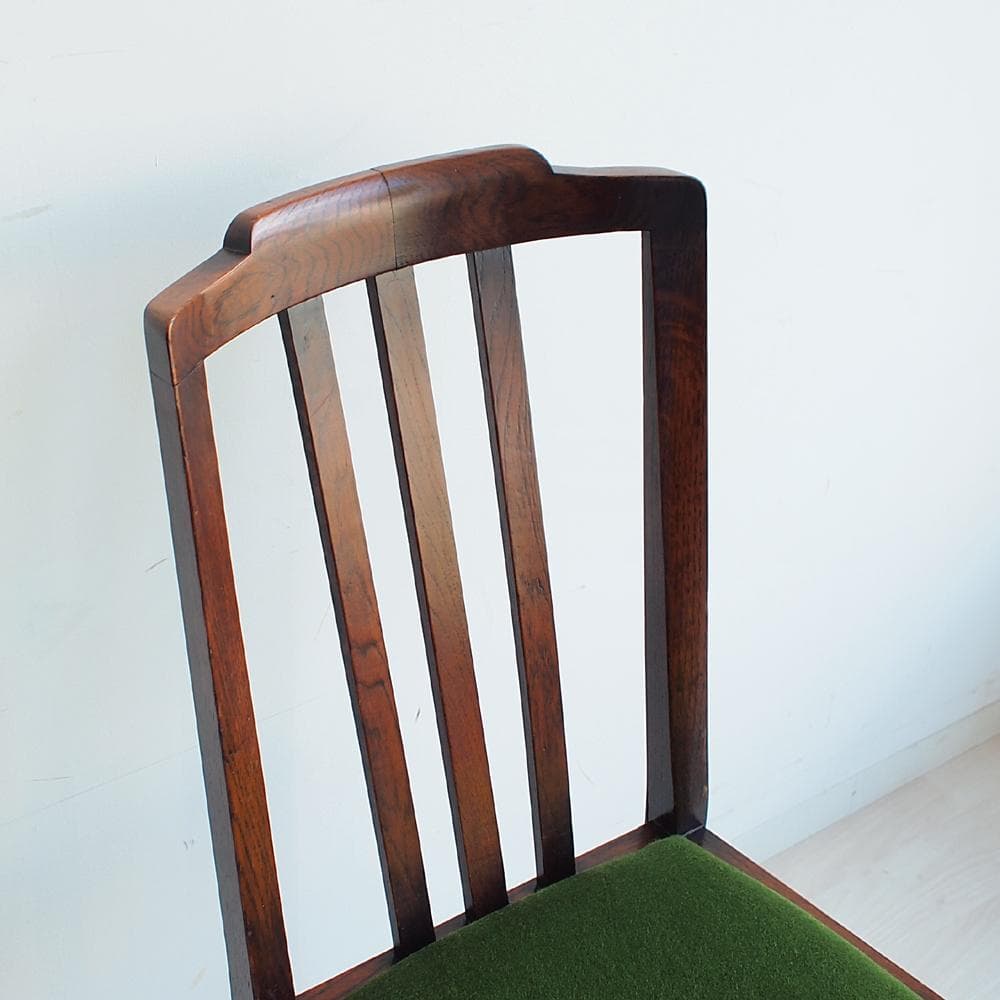 英国アンティーク バルボスレッグのダイニングチェア A オーク材 イギリス