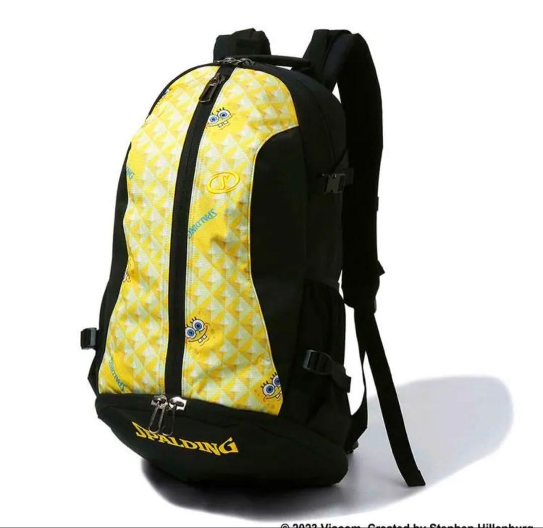 未使用級　即完モデル　SPALDING スポンジボブ　バスケットボールバック