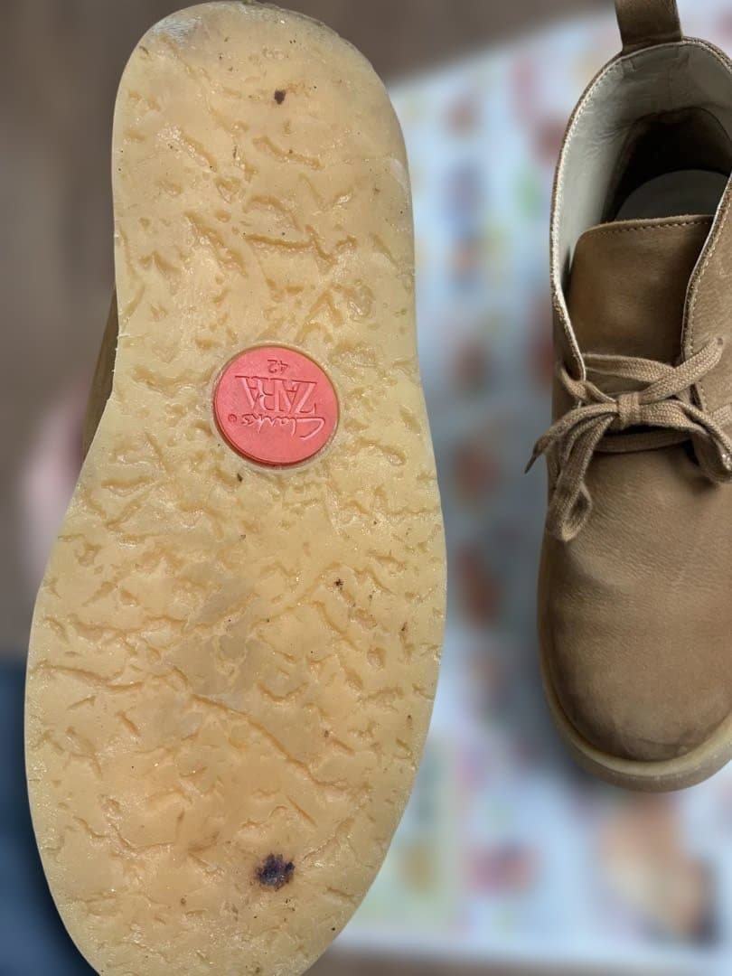 完売品　ZARA クラークス　ブーツ