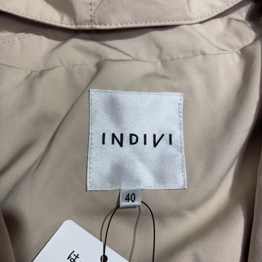 新品未使用　インディヴィ　ダウンコート　ロング丈