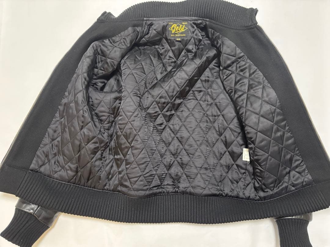 GOLD ゴールド ドンキージャケット 東洋 スタジャン 38 レザー