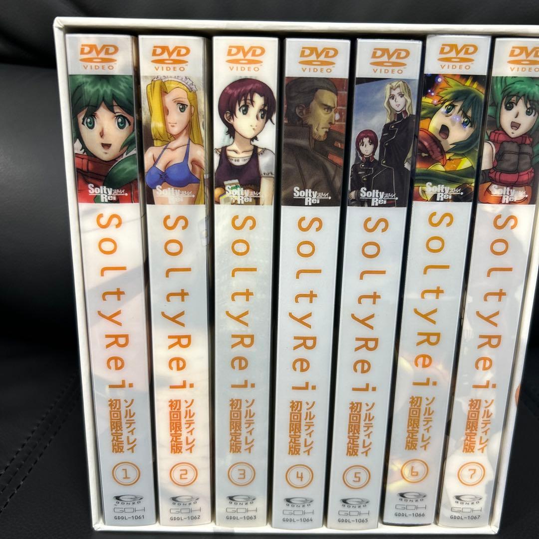 ソルティレイ 斎藤桃子直筆サイン入り収納BOX付 DVD 初回限定版 全７巻