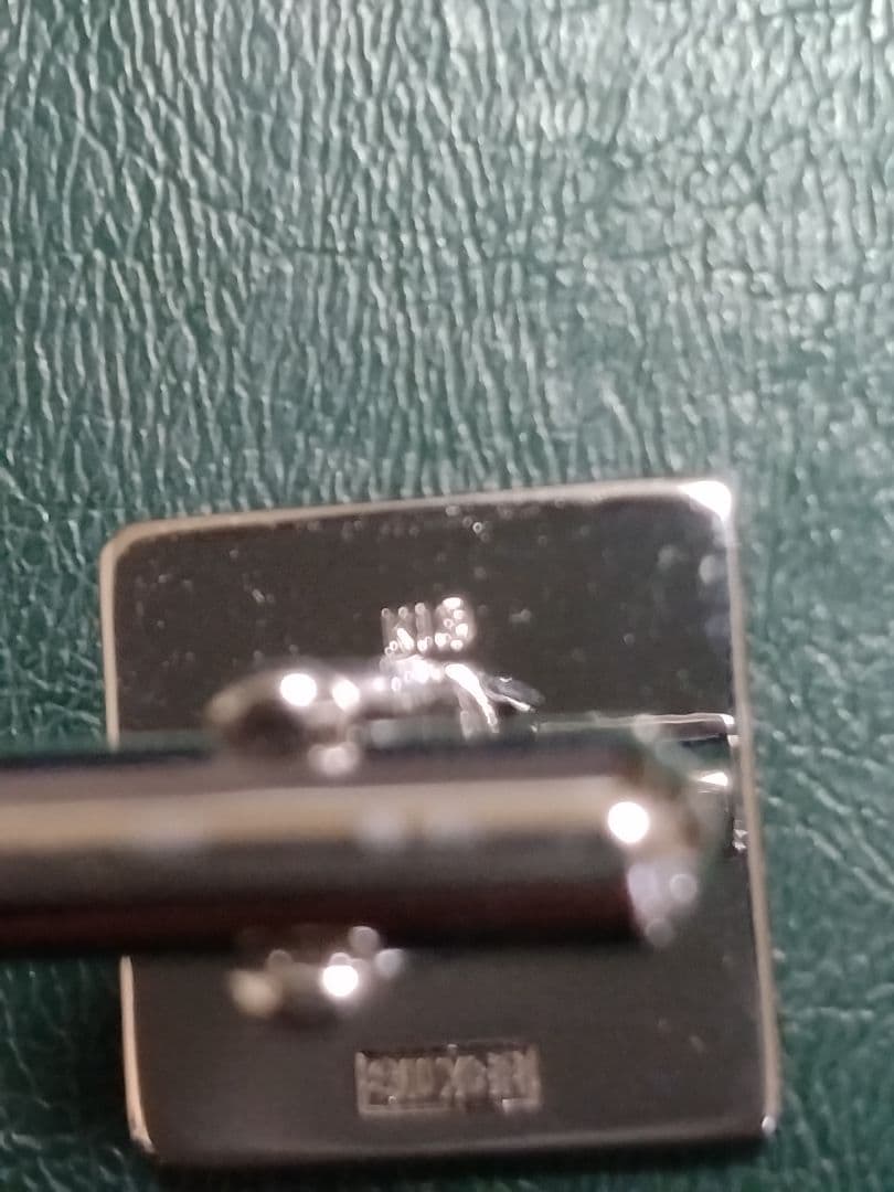 【K18】明治神宮K18＆シルバーネクタイピン·カフスセット!!