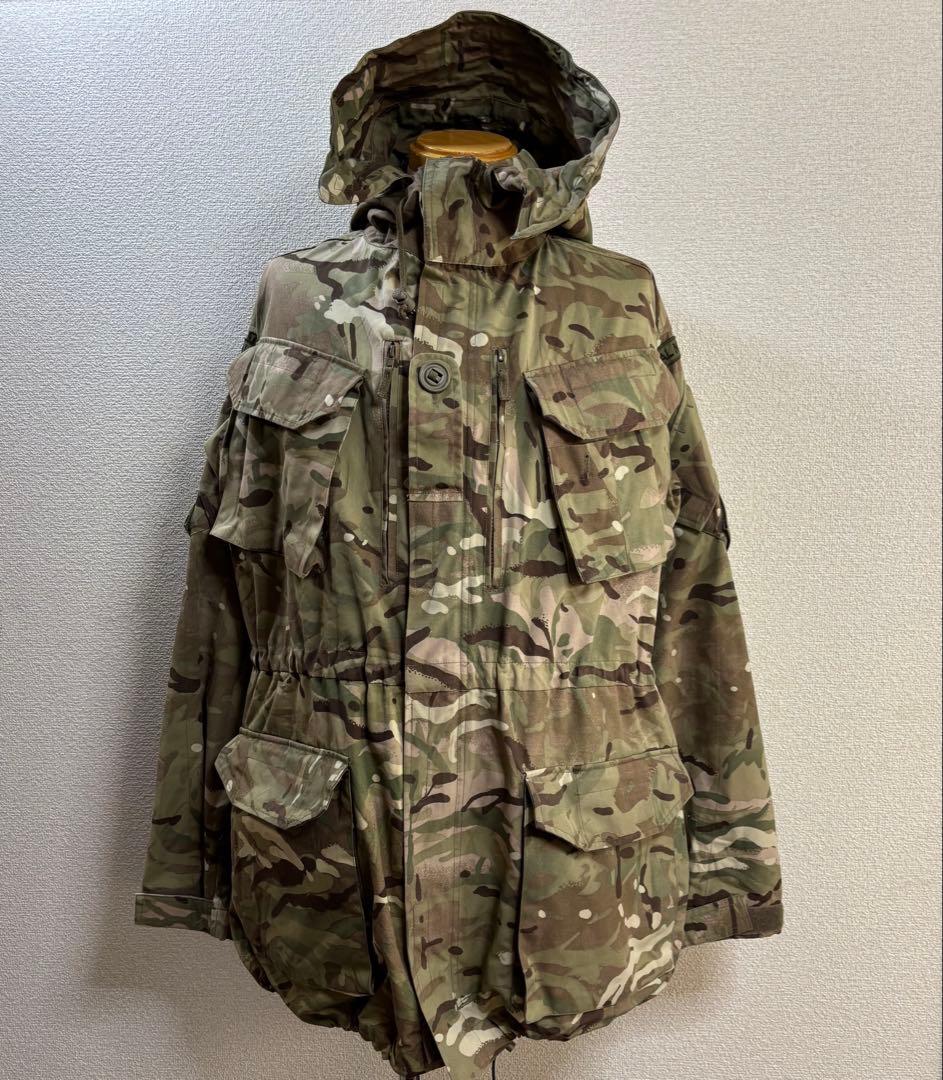 イギリス軍 実物 コンバットスモック L～XL位 ミリタリージャケット カモフラ