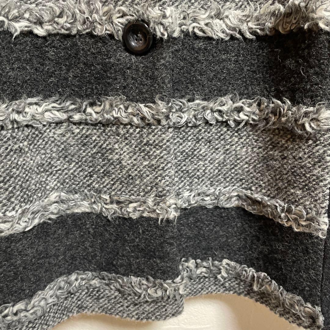 KEIKO KISI by NOSH フリンジボーダーツイードハーフコート