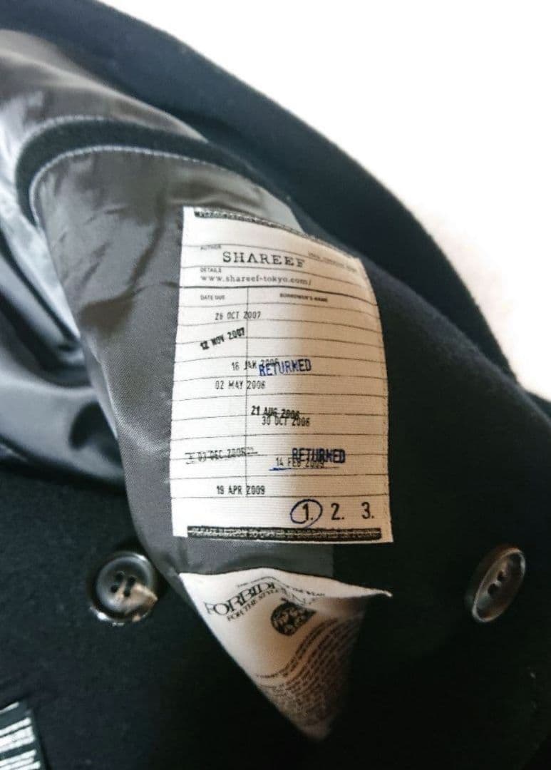 SHAREEF CHESTER COAT シャリーフ