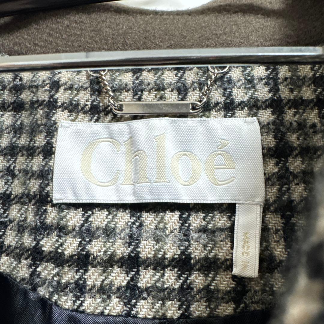 chloe ブラウンコート