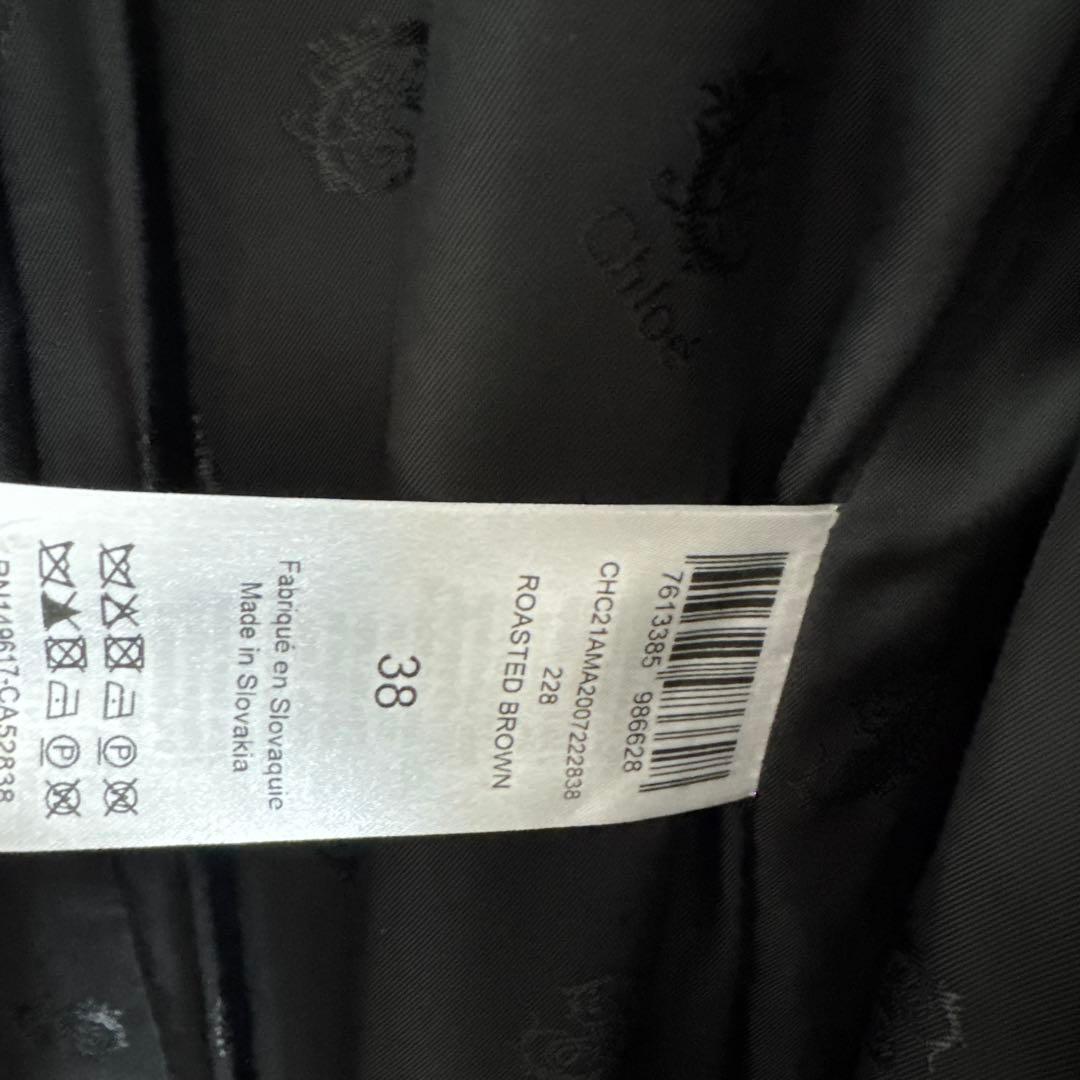 chloe ブラウンコート