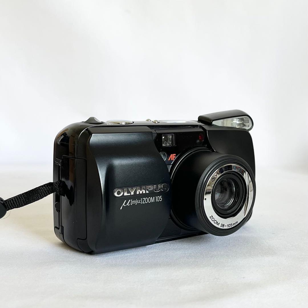 【希少 完動品】OLYMPUS μ ZOOM 105 ブラック 動作確認済み