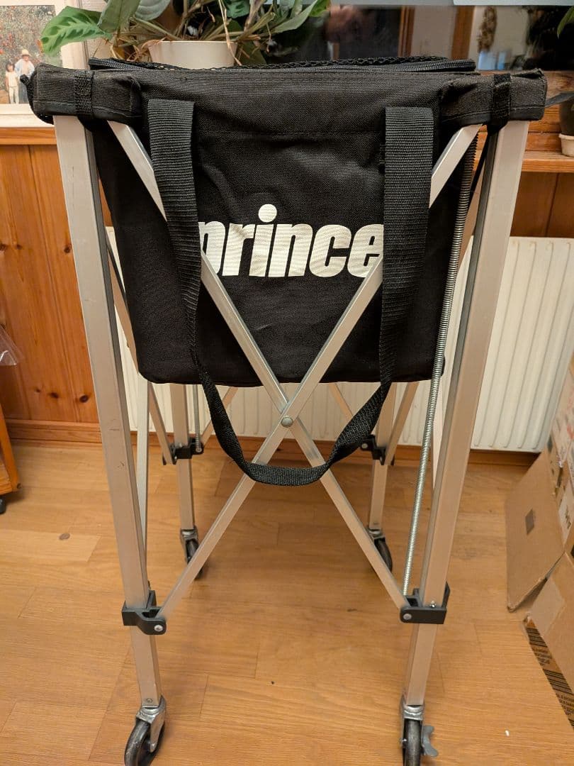 Prince(プリンス) テニス ボールバスケット ロックピンキャスター付