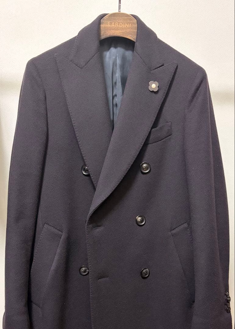 LARDINI ダブルブレストチェスター