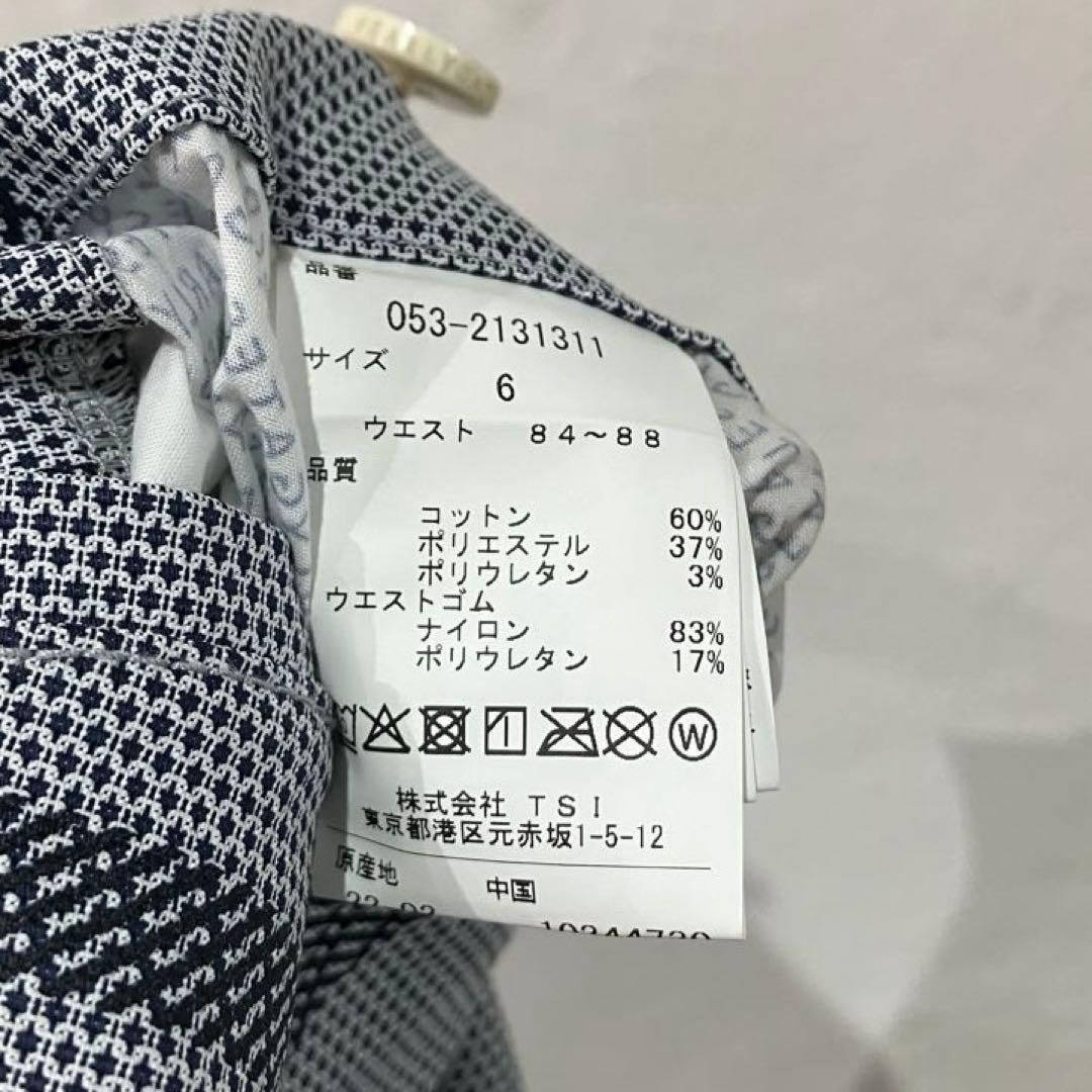 新品 PEARLY GATES ロゴ入り チェックパンツ ゴルフパンツ