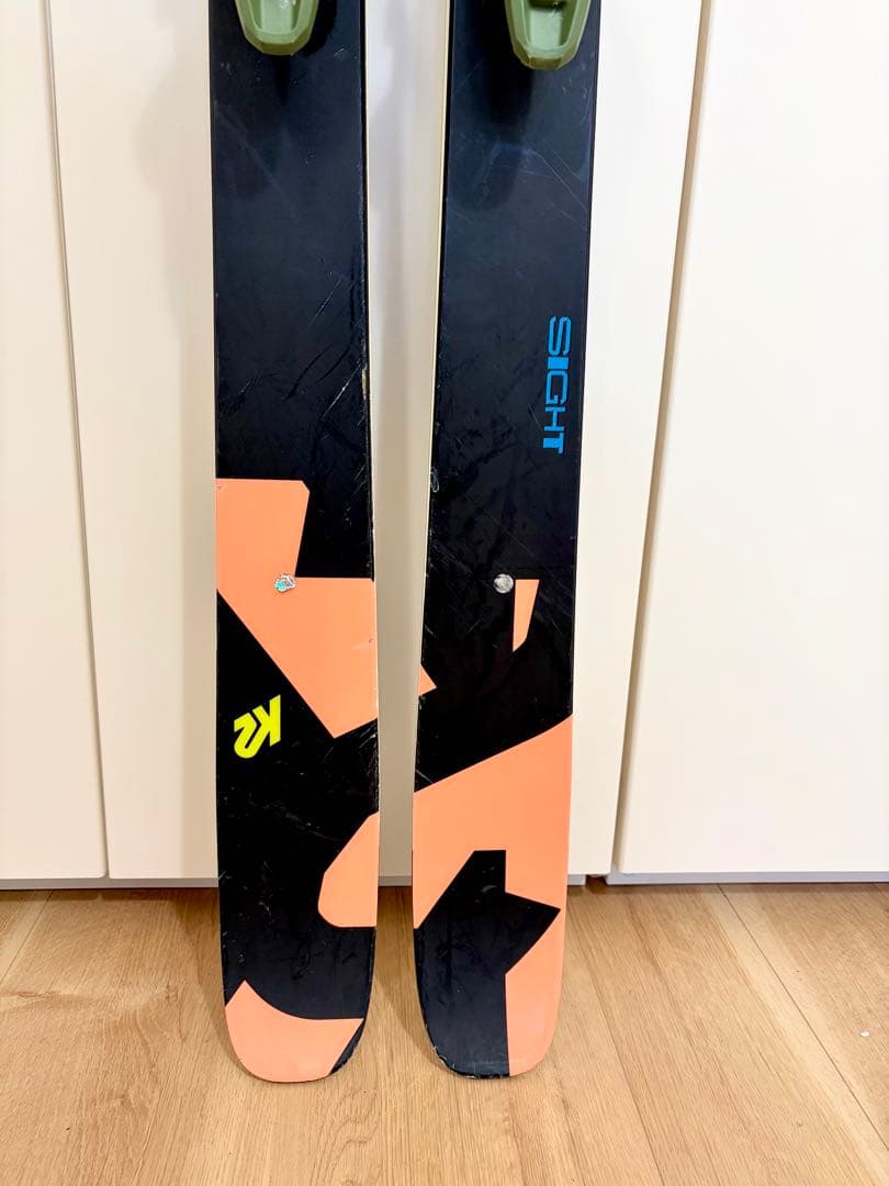 K2 Sight 179cm Marker squire付き　フリースキー