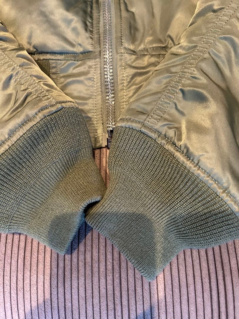 ALPHA INDUSTRIES MA-1 フライトジャケット オリーブ L