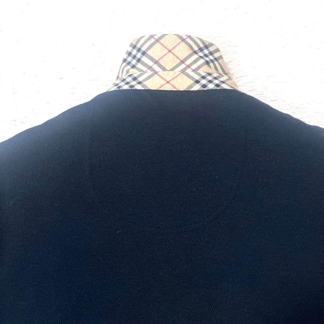 極美品☆バーバリーゴルフノバチェックワンピース黒