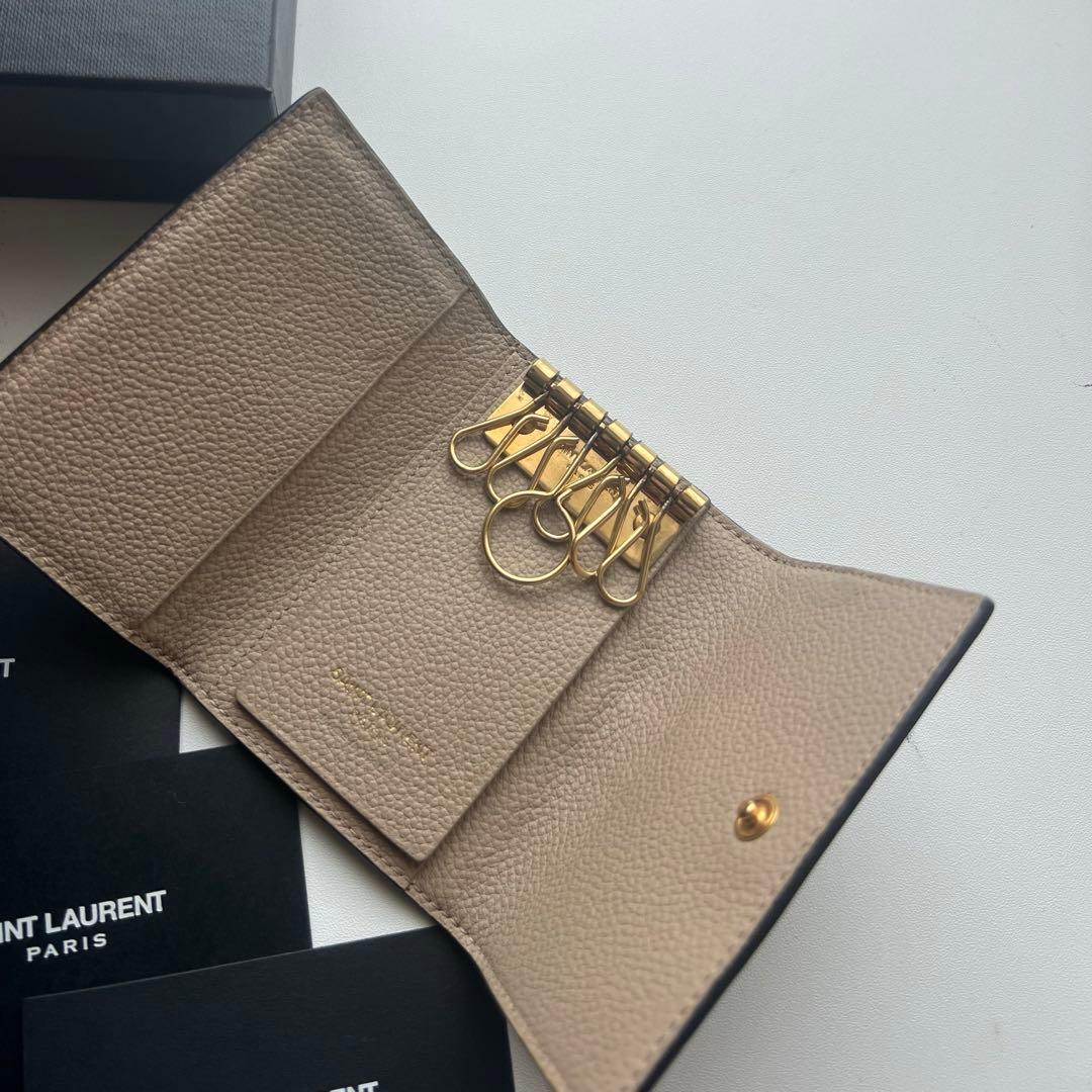 305 極上美品 SAINTLAURENT イヴサンローラン キーケース