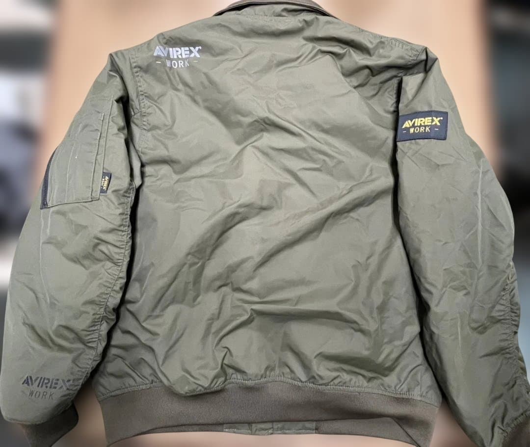 新品未使用AVIREX WORK AV501 防寒ジャケット LL グリーン